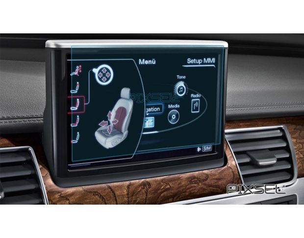 Защитное стекло Pixsel на монитор AUDI A8 / S8 - 7.7“ 2014 - 2017 (гибридное мат)