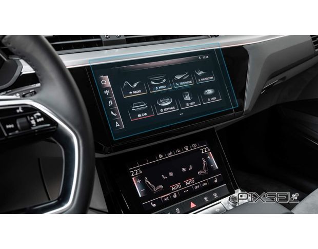 Захисне скло Pixsel на монітор AUDI E-TRON - 11.3“ 2018 - 2022 (гібридне мат)