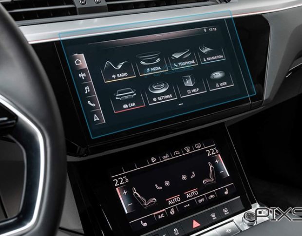 Захисне скло Pixsel на монітор AUDI E-TRON - 11.3“ 2018 - 2022 (гібридне мат)