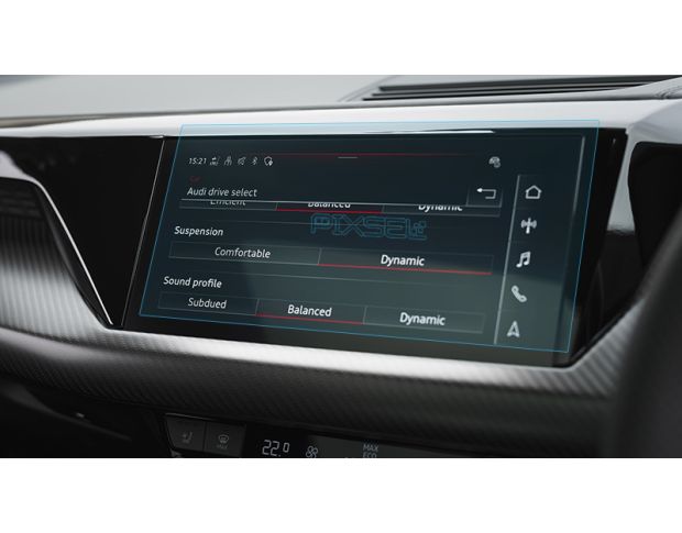 Защитное стекло Pixsel на монитор AUDI E-TRON GT - 11“ 2021 - 2024 (гибридное глянец)