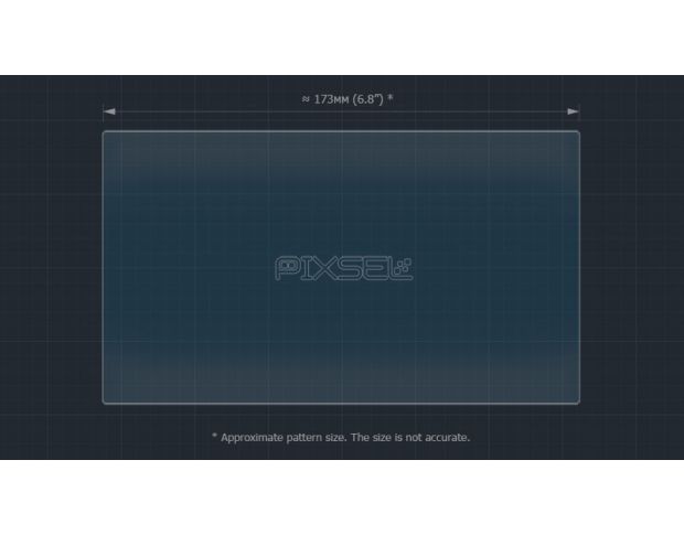 Защитное стекло Pixsel на монитор AUDI Q2 - 7.8“ 2016 - (гибридное мат)
