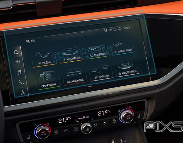 Защитное стекло Pixsel на монитор AUDI Q3/RSQ3 - 11.1“ 2019 - (гибридное мат)