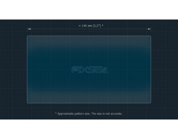Захисне скло Pixsel на монітор AUDI Q5/SQ5 6.7“ 2012 - 2017 (гібридне мат)
