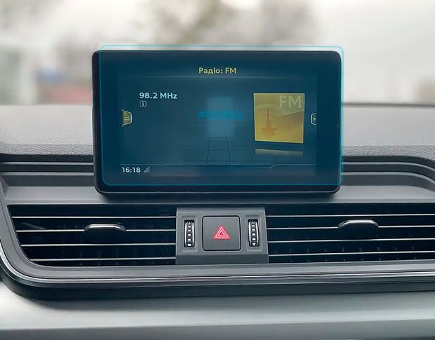 Захисне скло Pixsel на монітор AUDI Q5/SQ5 - 8.5“ 2017 - 2020 (гібридне мат)