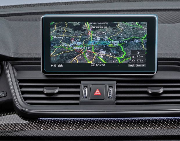 Захисне скло Pixsel на монітор AUDI Q5/SQ5 - 9.7“ 2017 - 2020 (гібридне мат)