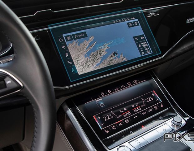 Захисне скло Pixsel на монітор AUDI Q7/SQ7/RSQ7 - 11.3“ 2019 - 2024 (гібридне глянець)