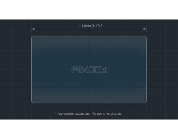 Захисне скло Pixsel на монітор AUDI Q7/SQ7/RSQ7 - 6.7“ 2006 - 2014 (гібридне мат)