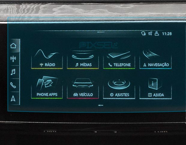 Захисне скло Pixsel на монітор AUDI Q8 E-Tron - 11.3“ 2022 - 2025 (гібридне мат)