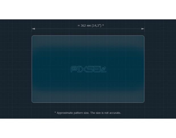 Защитное стекло Pixsel на монитор AVATR 11 - 16.6“ 2022 - (гибридное мат)