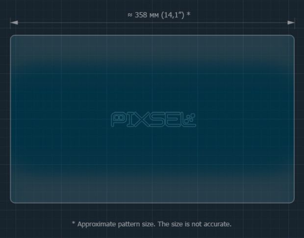 Защитное стекло Pixsel на монитор AVATR 12 - 16.4“ 2023 - (гибридное мат)
