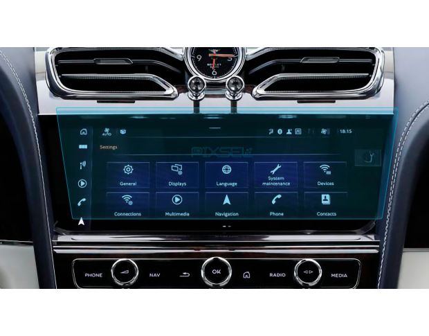 Захисне скло Pixsel на монітор BENTLEY BENTAYGA - 12.7“ 2020 - (гібридне глянець)