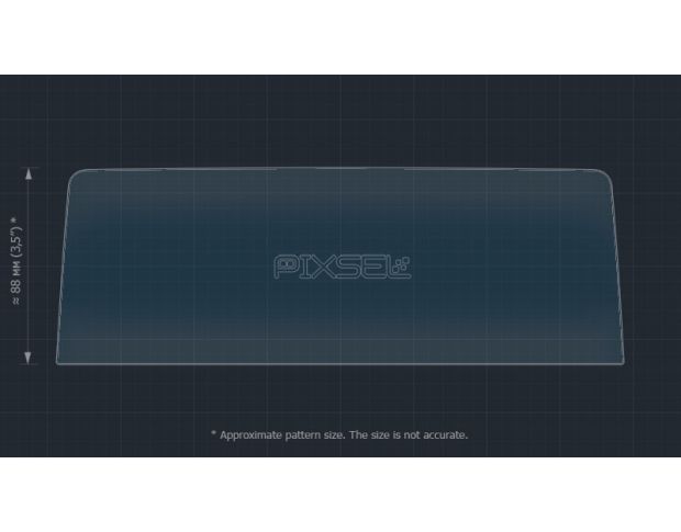 Захисне скло Pixsel на монітор BMW 2 / M2 - 10.6“ 2014 - 2020 (F22, F23, F45, F46) (гібридне глянець)