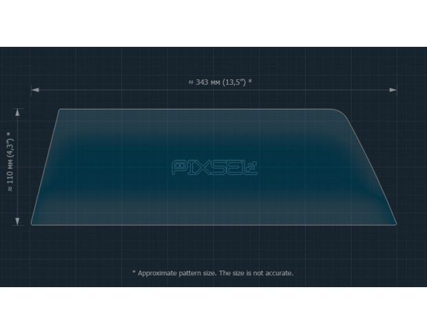 Защитное стекло Pixsel на монитор BMW 2 / M2 - 14.2“ 2021 - 2022 (G42, F87, F44) (гибридное мат)