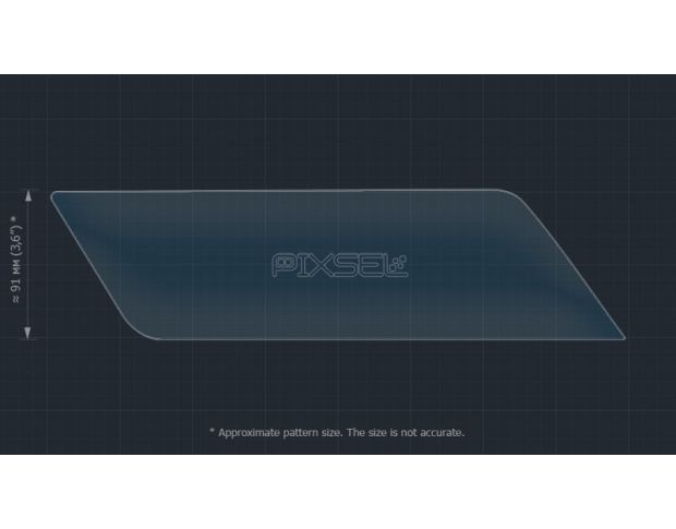 Защитное стекло Pixsel на монитор BMW 2 / M2 - 14.3“ 2021 - 2022 (G42, F87, F44) (гибридное глянец)