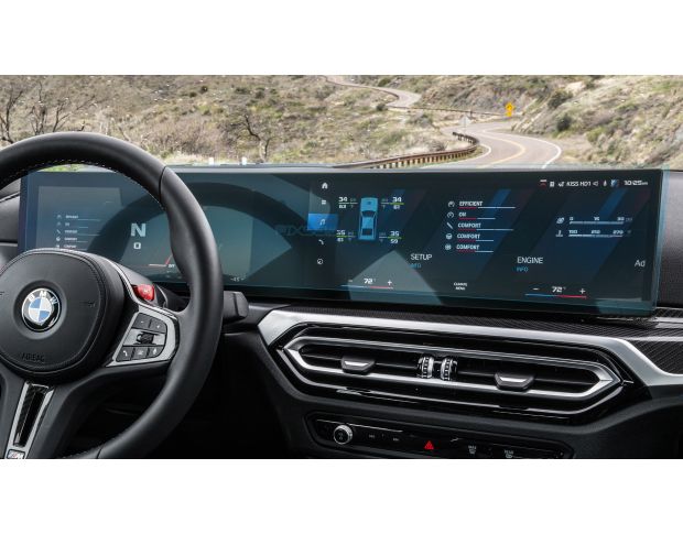 Защитное стекло Pixsel на монитор BMW 2 / M2 - 30.1“ 2022 - (G87, G42, U06) (гибридное глянец)