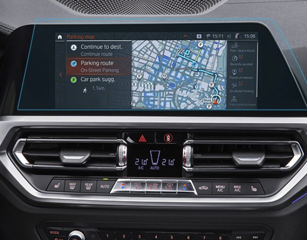 Защитное стекло Pixsel на монитор BMW 3 / M3 - 14.2“ 2019 - 2022 (G20, G21, G80) (гибридное мат)