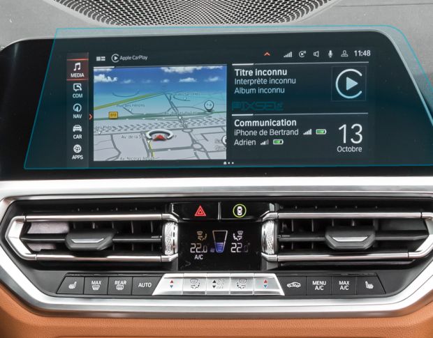 Захисне скло Pixsel на монітор BMW 4 / M4 - 14.2“ 2020 - 2023 (G22, G23, G26, G82, G83) (гібридне глянець)