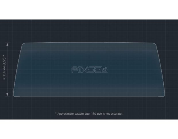 Захисне скло Pixsel на монітор BMW 6 / M6 - 13.4“ 2017 - 2020 (G32) (гібридне глянець)