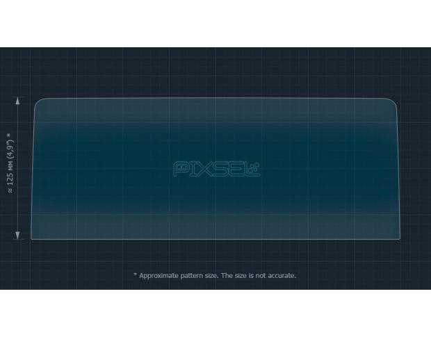 Защитное стекло Pixsel на монитор BMW iX3 - 13.7“ 2021 - (G08) (гибридное глянец)