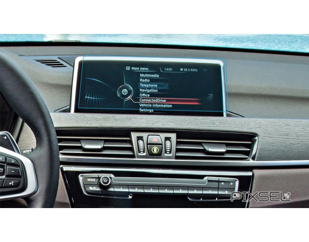 Захисне скло Pixsel на монітор BMW X1 - 10.2“ 2015 - 2018 (F48) (гібридне мат)