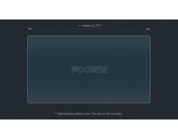 Захисне скло Pixsel на монітор BMW X3 - 6.5“ 2015 - 2017 (F25) (гібридне мат)