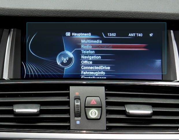 Захисне скло Pixsel на монітор BMW X4 - 10.2“ 2014 - 2017 (F26) (гібридне мат)