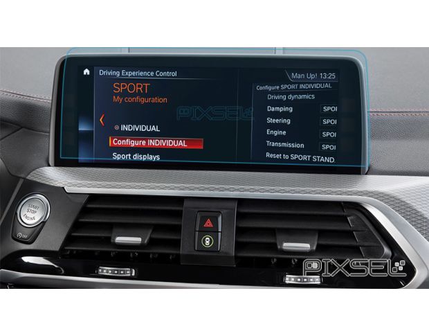 Защитное стекло Pixsel на монитор BMW X4 - 12“ 2018 - 2021 (G02) (гибридное глянец)