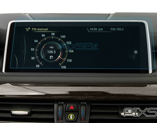 Защитное стекло Pixsel на монитор BMW X5 - 11.7“ 2013 - 2018 (F15) (гибридное глянец)