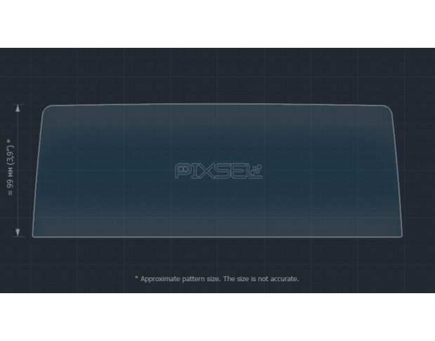 Захисне скло Pixsel на монітор BMW X5 - 11.7“ 2013 - 2018 (F15) (гібридне мат)