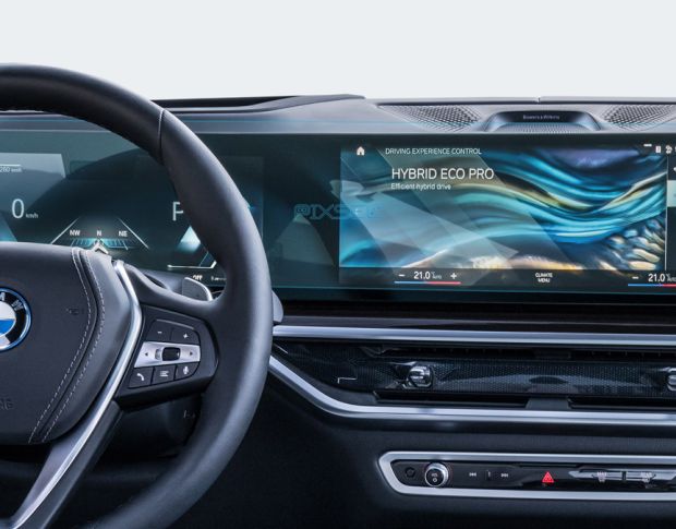 Защитное стекло Pixsel на монитор BMW X5 - 30.1“ 2023 - (G05, F95) (гибридное мат)