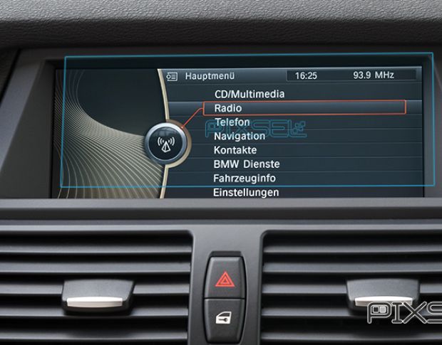 Захисне скло Pixsel на монітор BMW X5 - 8.8“ 2007 - 2013 (E70) (гібридне мат)