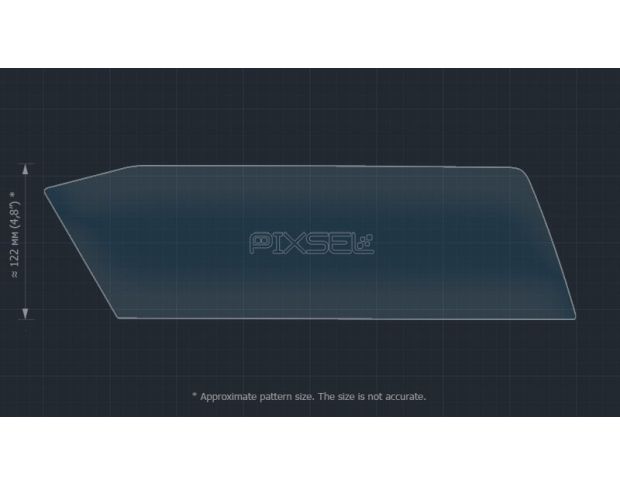 Захисне скло Pixsel на монітор BMW X7 - 17.4“ 2019 - 2022 (G07) (гібридне глянець)