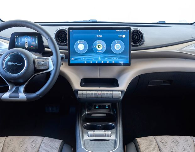 Защитное стекло Pixsel на монитор BYD DOLPHIN - 13.7“ 2021 - (гибридное мат)