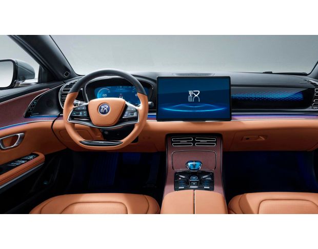 Защитное стекло Pixsel на монитор BYD HAN - 16.3“ 2022 - (гибридное глянец)