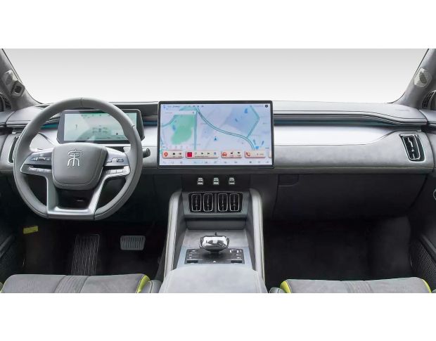 Защитное стекло Pixsel на монитор BYD SONG L 16.2“ 2023 - (гибридное глянец)