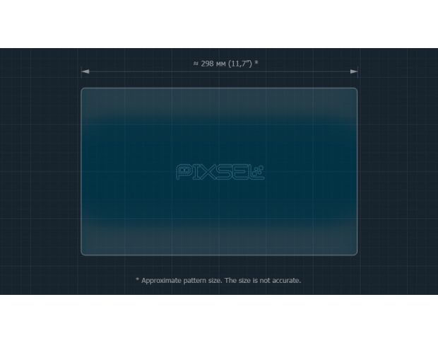 Защитное стекло Pixsel на монитор BYD SONG PLUS - 13.7“ 2022 - (гибридное мат)
