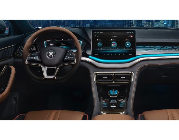 Защитное стекло Pixsel на монитор BYD SONG PLUS - 13.7“ 2022 - (гибридное мат)