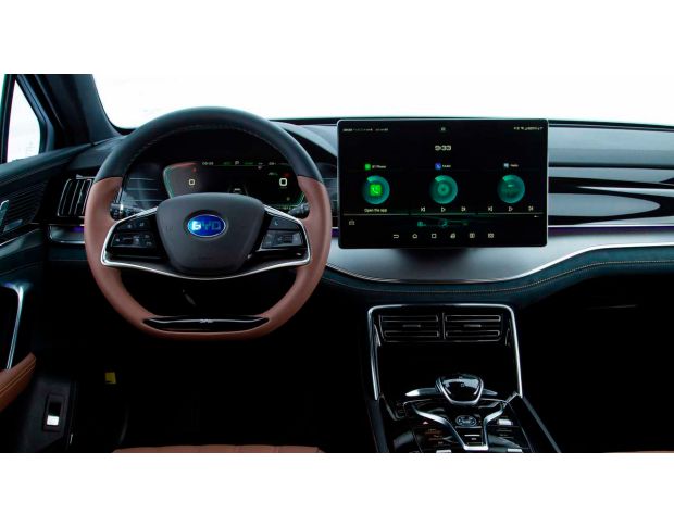 Защитное стекло Pixsel на монитор BYD Tang EV - 16.3“ 2022 - (гибридное мат)