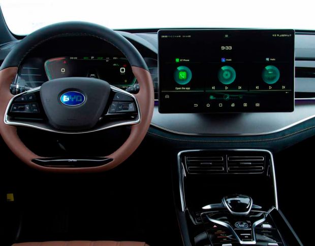 Защитное стекло Pixsel на монитор BYD Tang EV - 16.3“ 2022 - (гибридное мат)
