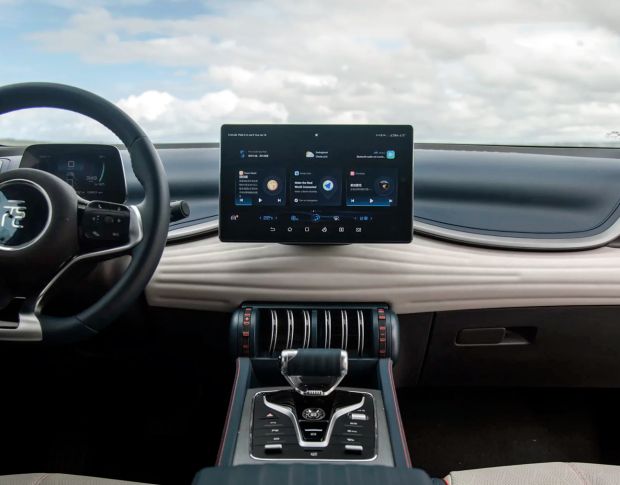 Захисне скло Pixsel на монітор BYD YUAN PLUS - 13.7“ 2022 - (гібридне мат)