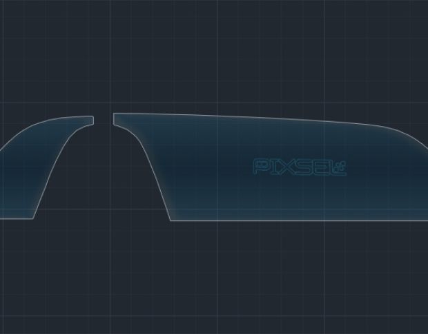 Захисне скло Pixsel на монітор CADILLAC ESCALADE - 26.3“ 2020 - (гібридне мат)