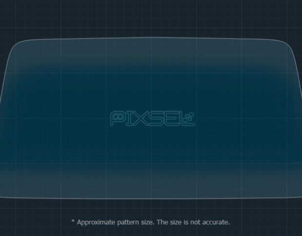 Захисне скло Pixsel на монітор CADILLAC XT 4 - 10.9“ 2018 - (гібридне глянець)