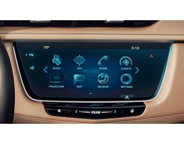 Защитное стекло Pixsel на монитор CADILLAC XT 5 - 12.8“ 2019 - (гибридное глянец)