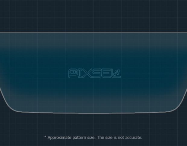 Захисне скло Pixsel на монітор CADILLAC XT 5 - 12.8“ 2019 - (гібридне мат)