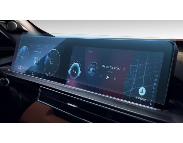 Захисне скло Pixsel на монітор CHERY TIGGO 8 PRO - 26.1“ 2023 - (гібридне глянець)