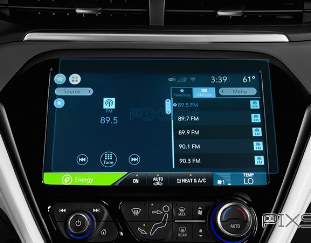 Защитное стекло Pixsel на монитор CHEVROLET BOLT - 10.3“ 2016 - 2021 (гибридное глянец)