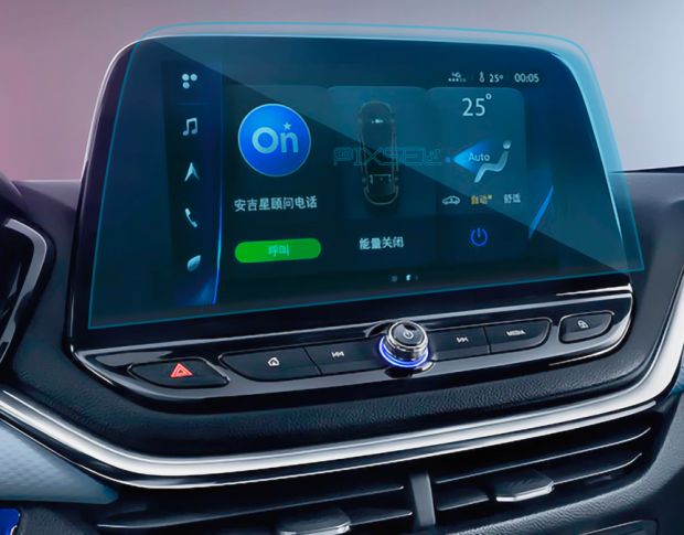 Защитное стекло Pixsel на монитор CHEVROLET MENLO - 13.3“ 2019 - (гибридное глянец)