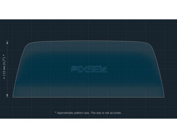 Захисне скло Pixsel на монітор CHEVROLET MENLO - 13.3“ 2019 - (гібридне мат)