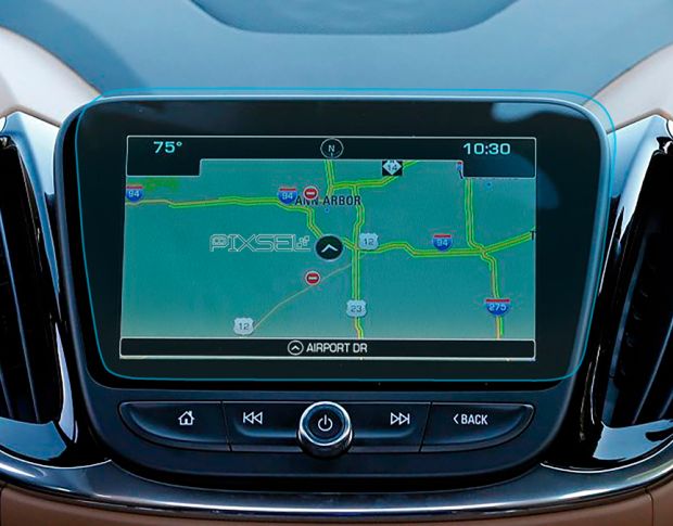 Захисне скло Pixsel на монітор CHEVROLET VOLT - 10.4“ 2016 - 2019 (гібридне мат)