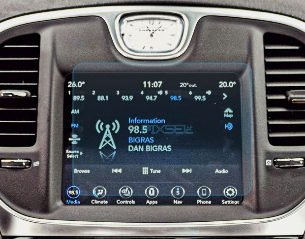 Захисне скло Pixsel на монітор CHRYSLER 300 - 8.1“ 2014 - (гібридне мат)